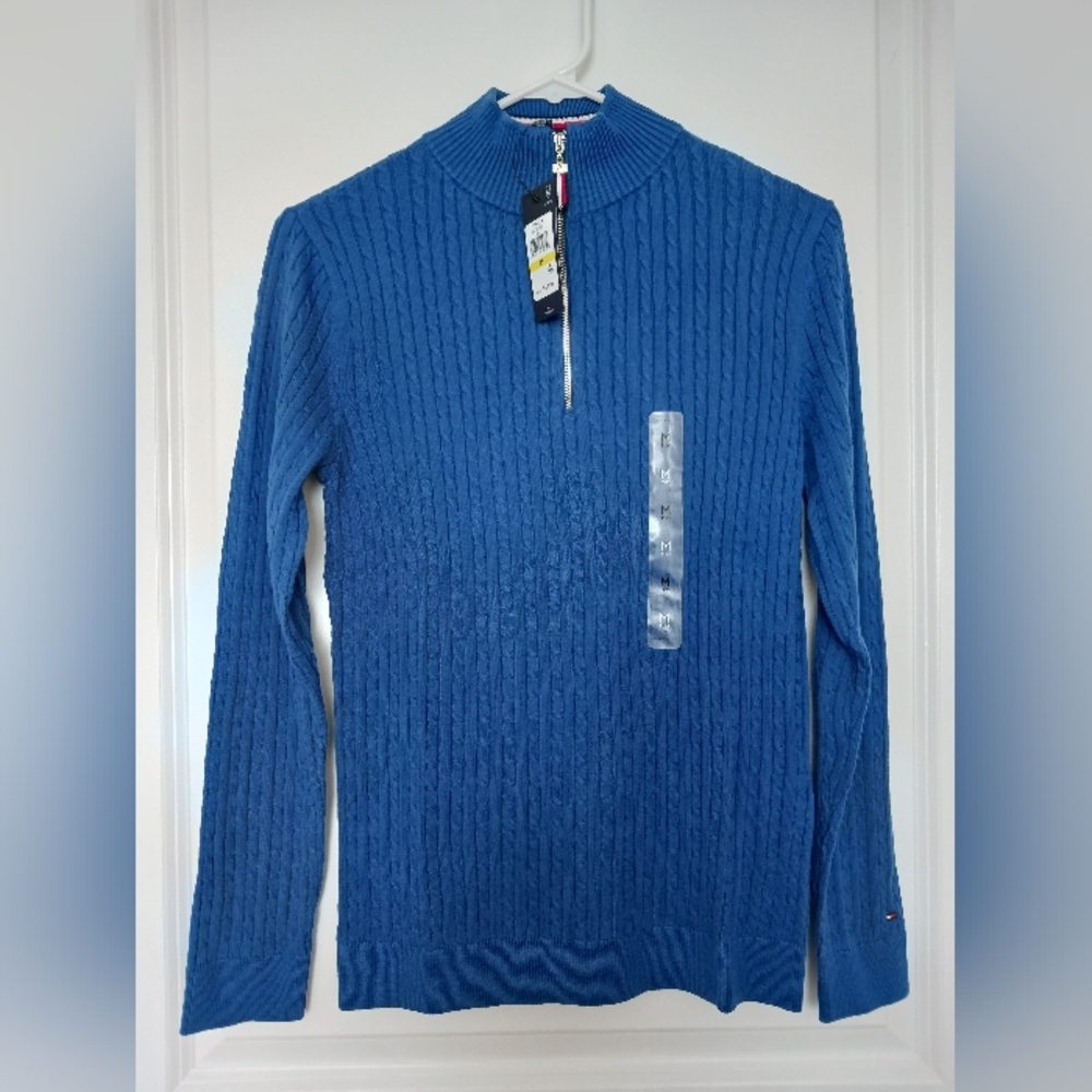NWT Tommy Hilfiger - Cotton Mock Turtleneck Sweater